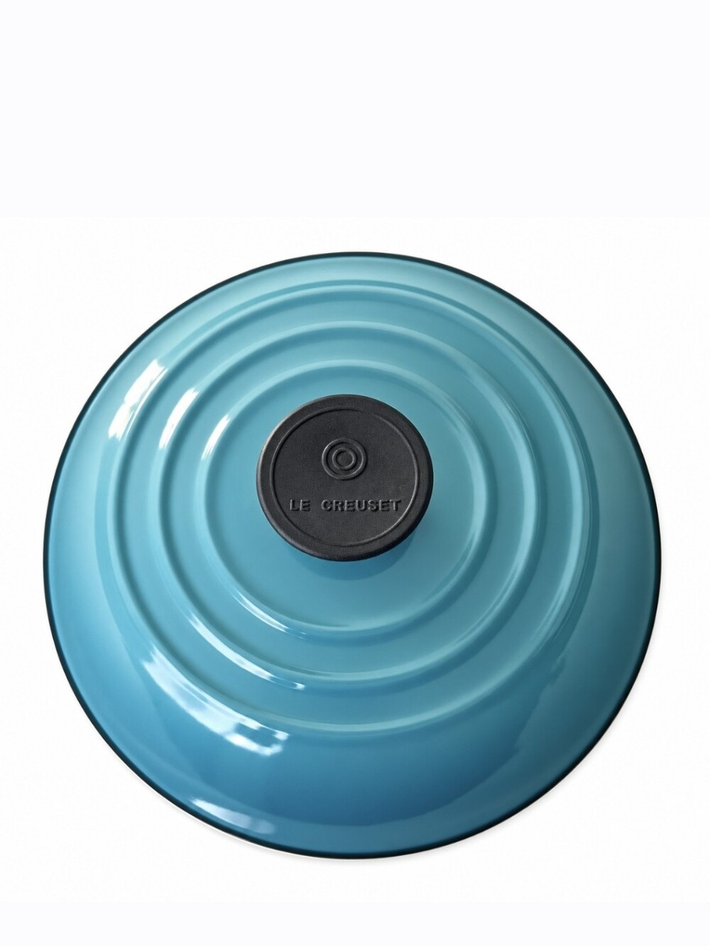 Le Creuset Caribbean (Blue) Enamel 10qt Stockpot 10" Metal Lid